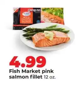 Hy-Vee Fish Market pink salmon fillet offer