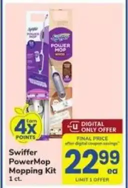 Safeway Swiffer PowerMop Mopping Kit offer