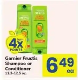 Safeway Garnier Fructis Shampoo or Conditioner offer
