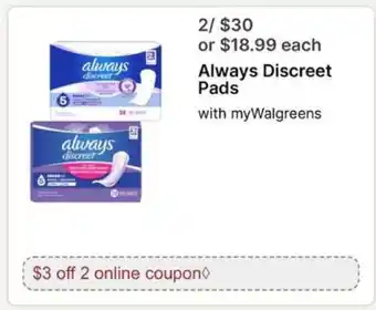 Always Discreet Pads