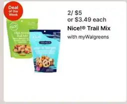 Walgreens Nice! Trail Mix offer