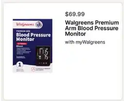 Walgreens Walgreens Premium Arm Blood Pressure Monitor offer