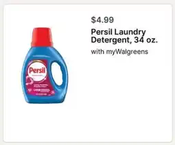 Walgreens Persil Laundry Detergent, 34 oz offer
