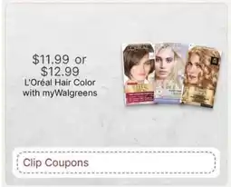Walgreens L'Oréal Hair Color offer