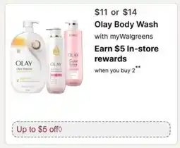 Walgreens Olay Body Wash offer