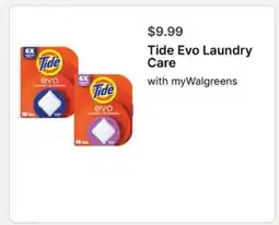 Walgreens Tide Evo Laundry Care offer