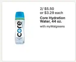 Walgreens Core Hydration Water, 44 oz offer