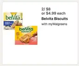 Walgreens Belvita Biscuits offer