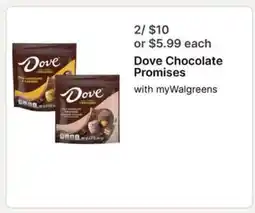 Walgreens Dove Chocolate Promises offer