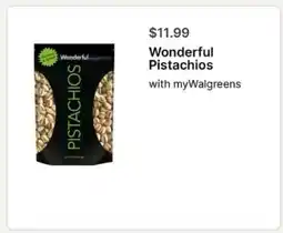 Walgreens Wonderful Pistachios offer