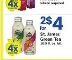 Safeway St. James Green Tea offer