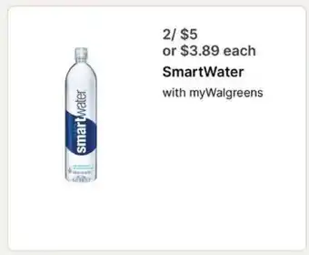 Walgreens smartwater offer
