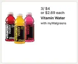 Walgreens Vitamin Water offer