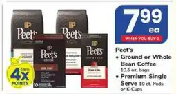 Safeway Peet's Coffee offer
