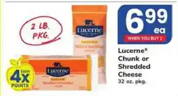 Safeway Lucerne Chunk or Shredded Cheese offer
