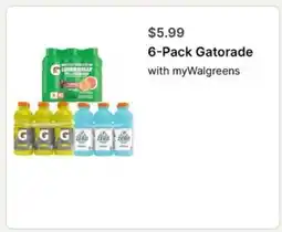 Walgreens 6-Pack Gatorade offer