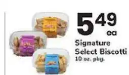 Safeway Signature Select Biscotti offer