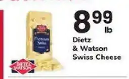 Safeway Dietz & Watson Swiss Cheese offer