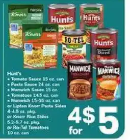 Safeway Hunt's Products offer