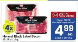 Safeway Hormel Black Label Bacon offer