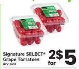 Safeway Signature SELECT Grape Tomatoes offer