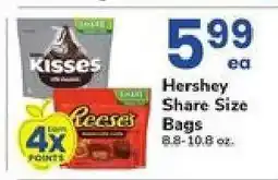 Safeway Hershey Share Size Bags offer