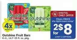 Safeway Outshine Fruit Bars offer