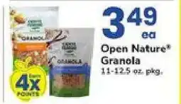 Safeway Open Nature Granola offer