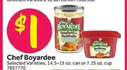 Stop&Shop Chef Boyardee offer