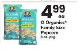 Safeway O Organics Family Size Popcorn offer
