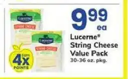 Safeway Lucerne String Cheese Value Pack offer