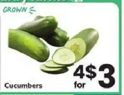 Safeway Cucumbers offer