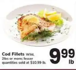 Safeway Cod Fillets offer