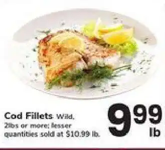 Safeway Cod Fillets offer