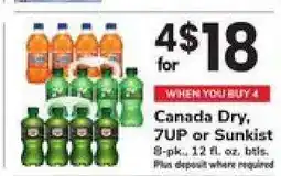 Safeway Canada Dry, 7UP or Sunkist offer
