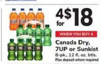 Safeway Canada Dry, 7UP or Sunkist offer