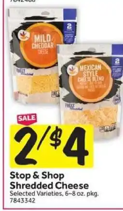 Stop&Shop Stop & Shop Shredded Cheese offer