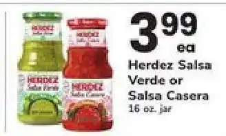 Safeway Herdez Salsa Verde or Salsa Casera offer