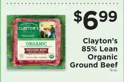 ShopRite Clayton’s 85% Lean Organic Ground Beef offer