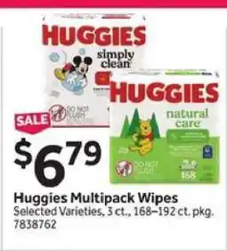 Stop&Shop Huggies Multipack Wipes offer