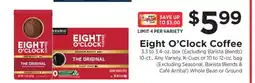 ShopRite Eight O'Clock Coffee offer