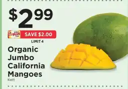 ShopRite Organic Jumbo California Mangoes offer