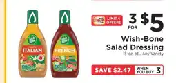 ShopRite Wish-Bone Salad Dressing offer