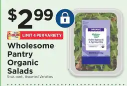 ShopRite Wholesome Pantry Organic Salads offer
