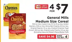 ShopRite General Mills Medium Size Cereal offer