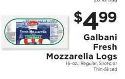 ShopRite Galbani Fresh Mozzarella Logs offer