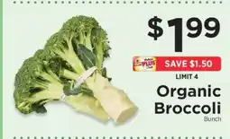 ShopRite Organic Broccoli offer