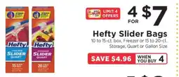 ShopRite Hefty Slider Bags offer
