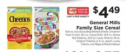 ShopRite General Mills Family Size Cereal offer