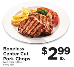 ShopRite Boneless Center Cut Pork Chops offer